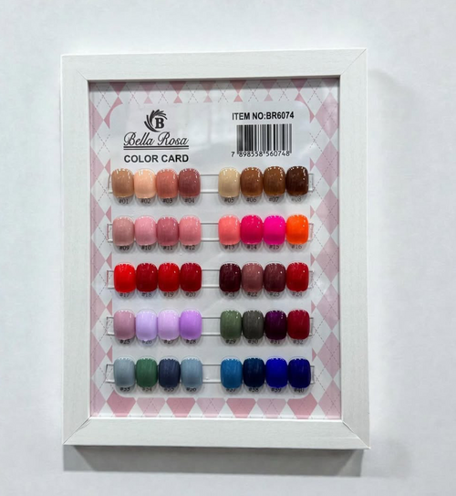 10 x $1290 Bella Rosa 15 ml Cuadrados Esmaltes semipermanentes UV LED