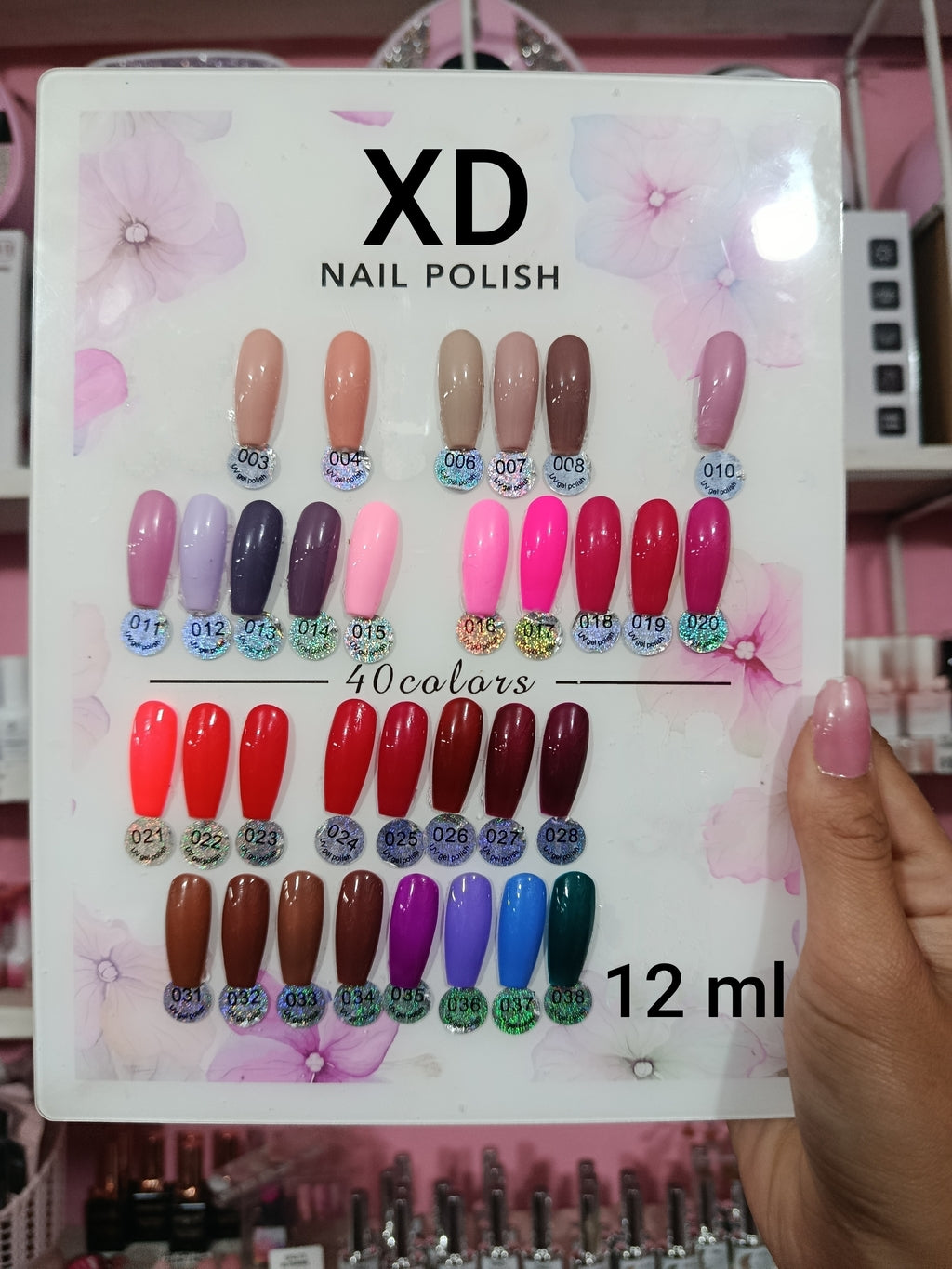 Colección XD 12 ml Cuadrados Esmaltes semipermanentes UV LED