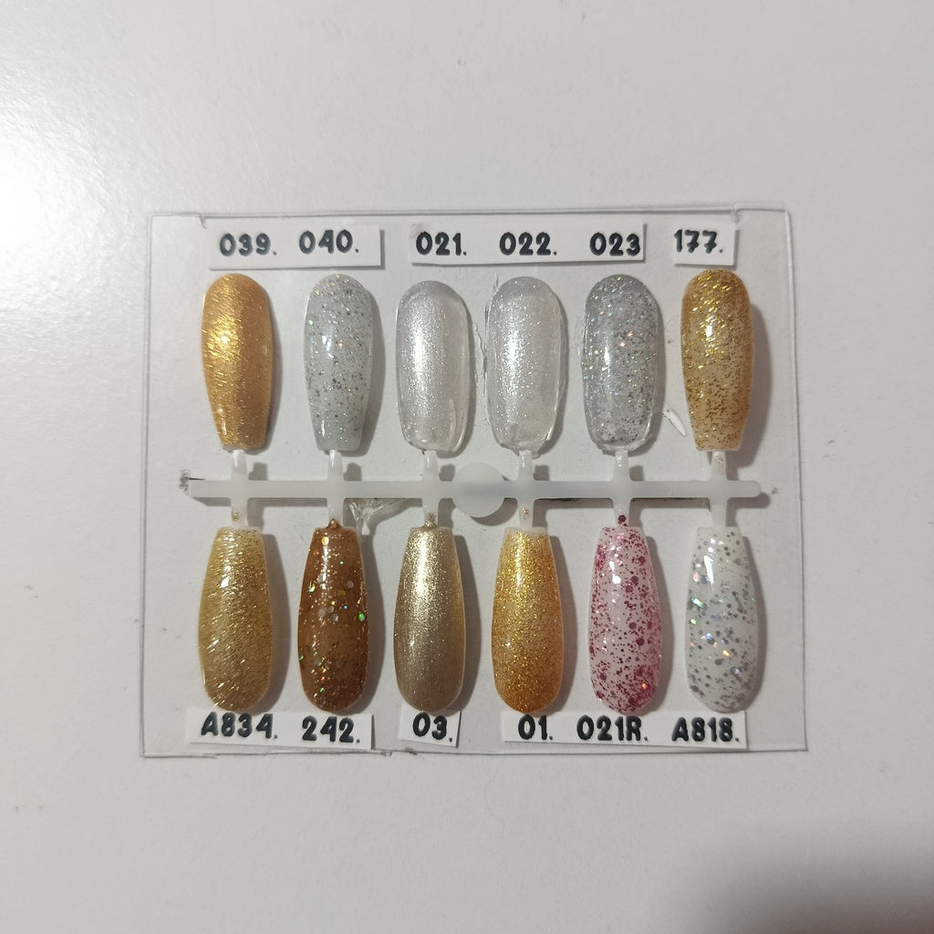 Colección Glitter Esmaltes semipermanentes UV LED