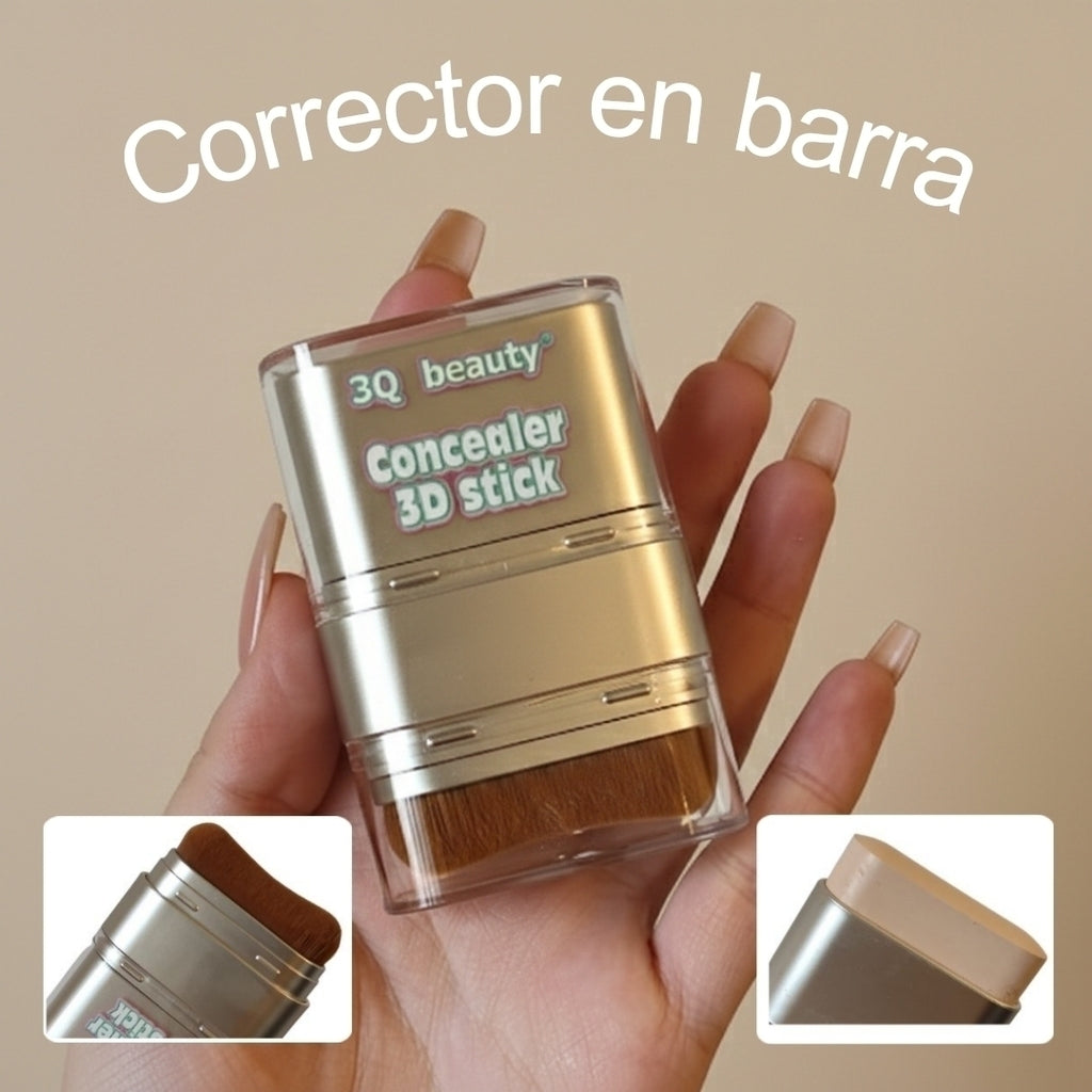 Corrector en Barra con brocha 2 en 1