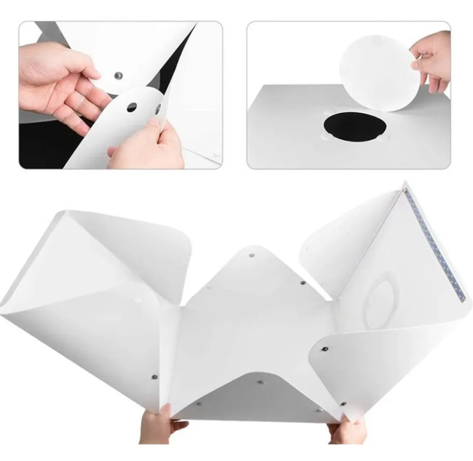 Set de fotografia Cubo para fotos Estudio de fotografías portable