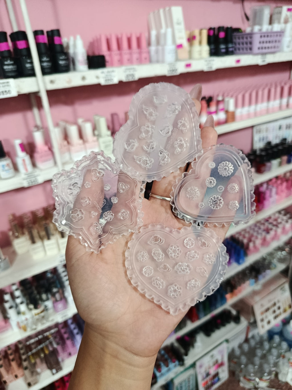 Molde de silicona para hacer apliques de flores para diseños y decoracioned 3D
