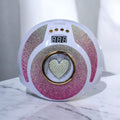 Cabina UV LED 268 W Con strass y corazón