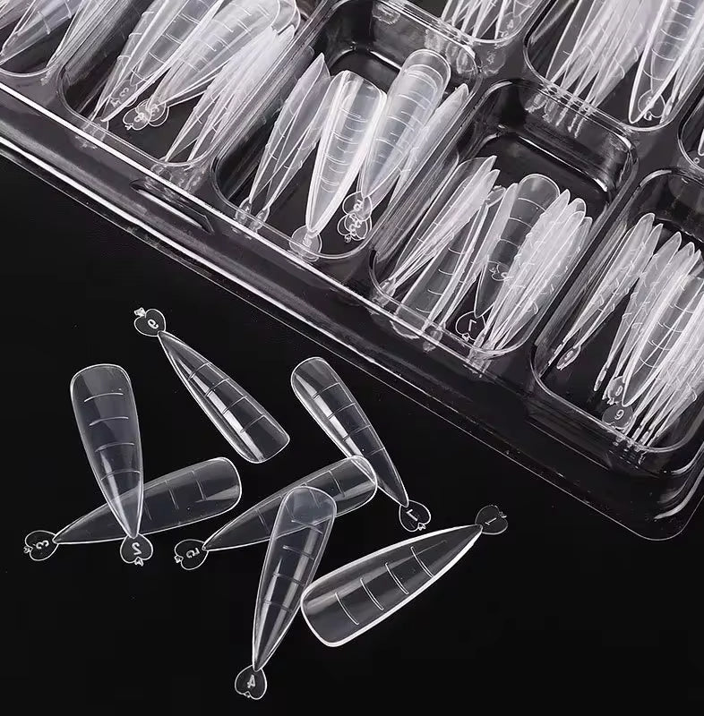 Dual system x100 - Moldes polygel almendra y stiletto