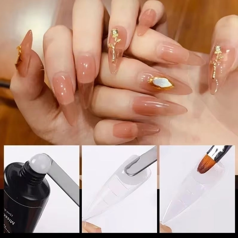 Dual system x100 - Moldes polygel almendra y stiletto