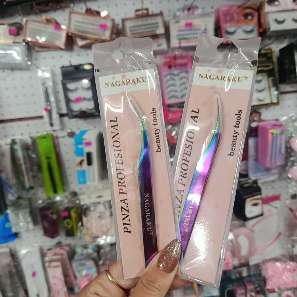 Pinza curva de pestañas pelo a pelo NAGARAKU