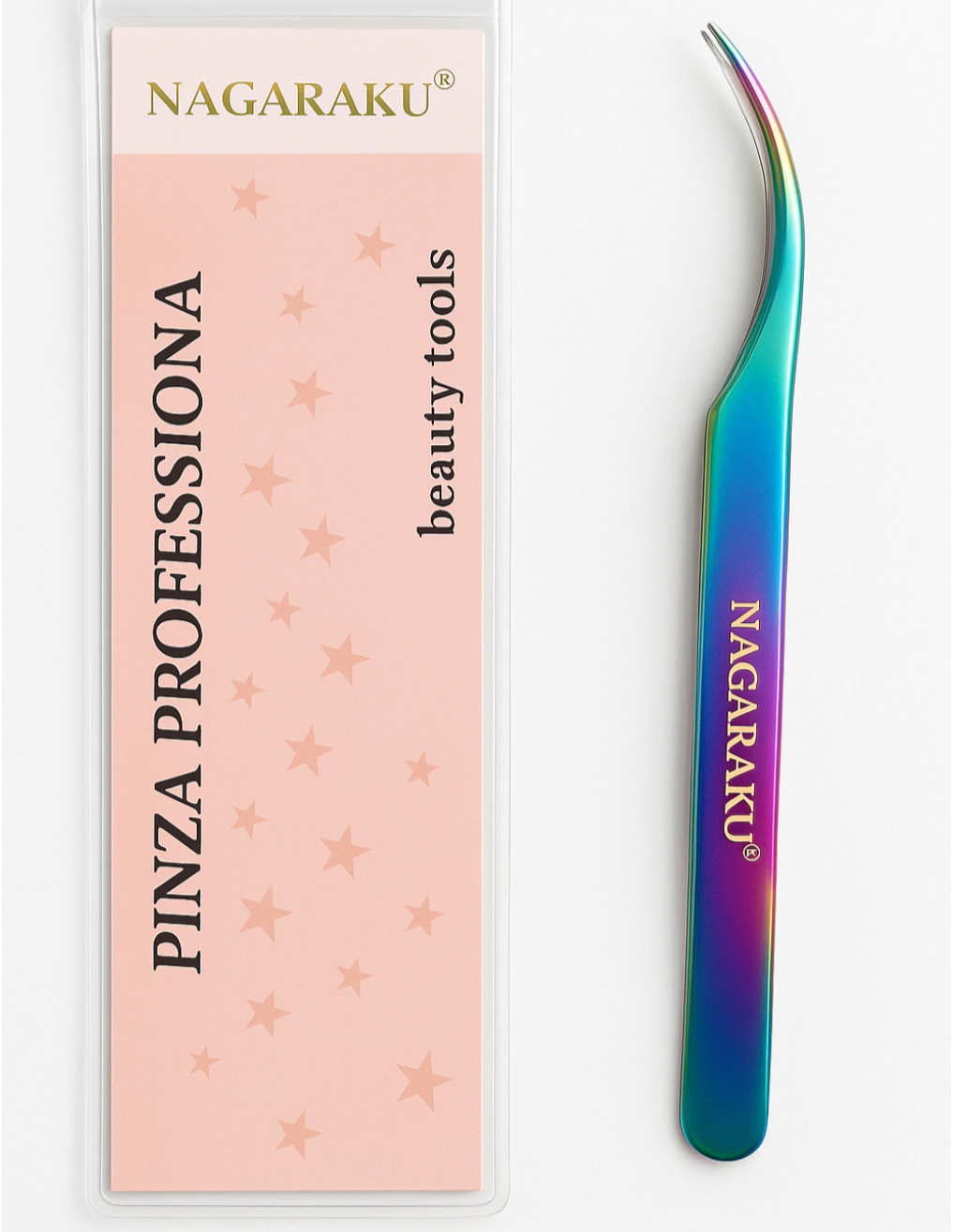 Pinza curva de pestañas pelo a pelo NAGARAKU