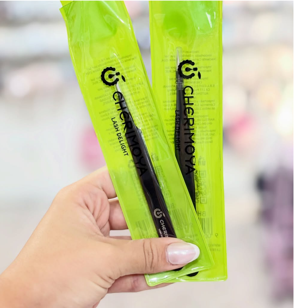 Pinza recta de pestañas pelo a pelo CHERIMOYA
