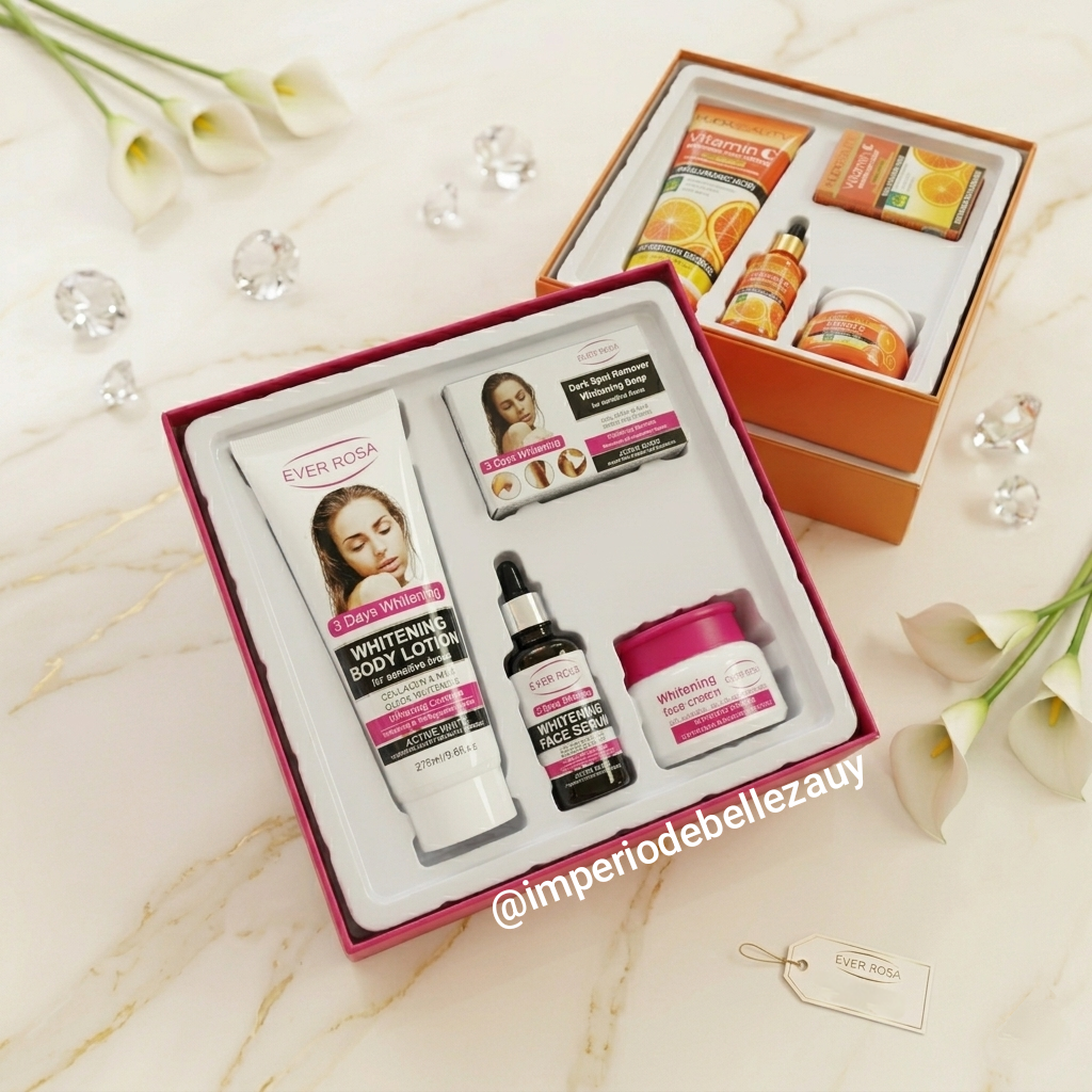 Kit de Cuidado Facial Skin Care - Blanqueadora