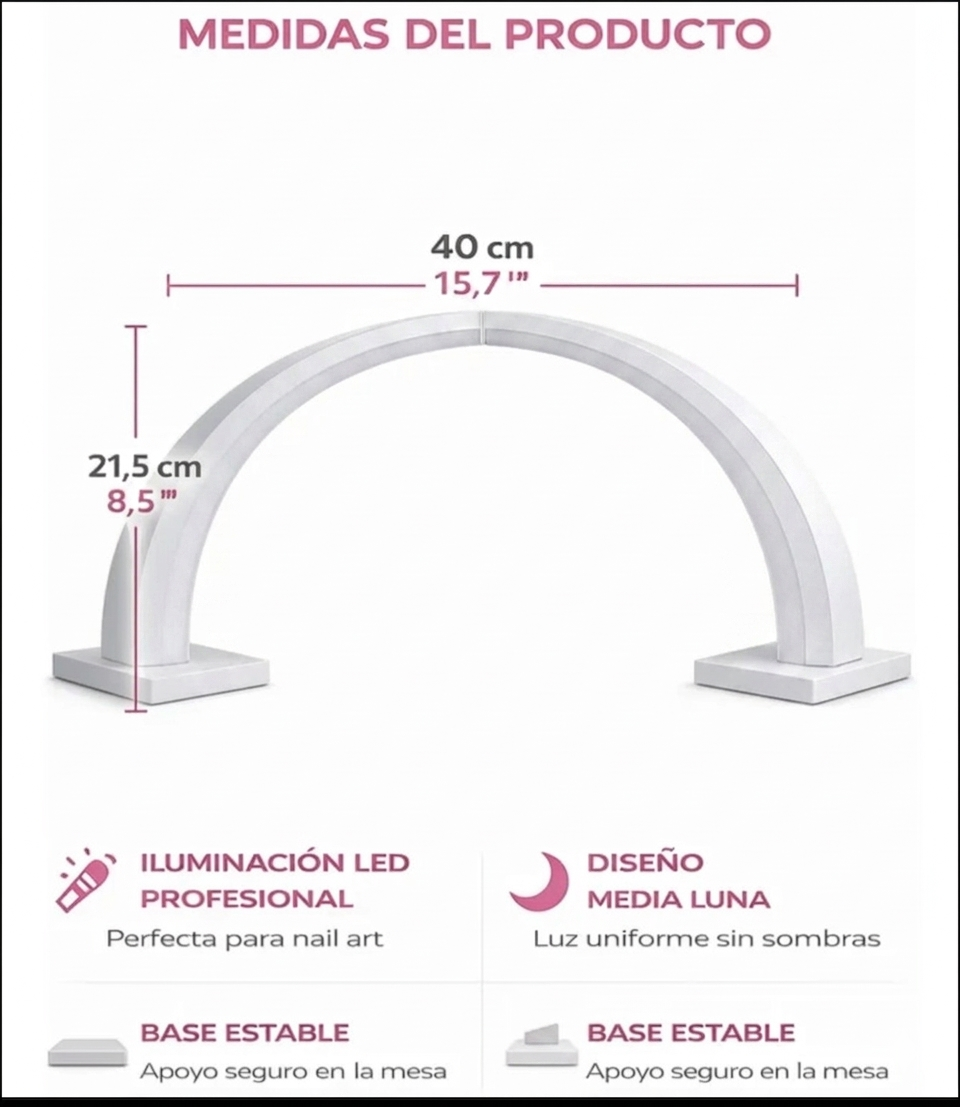 Lámpara Media Luna + Protector Solar de Regalo