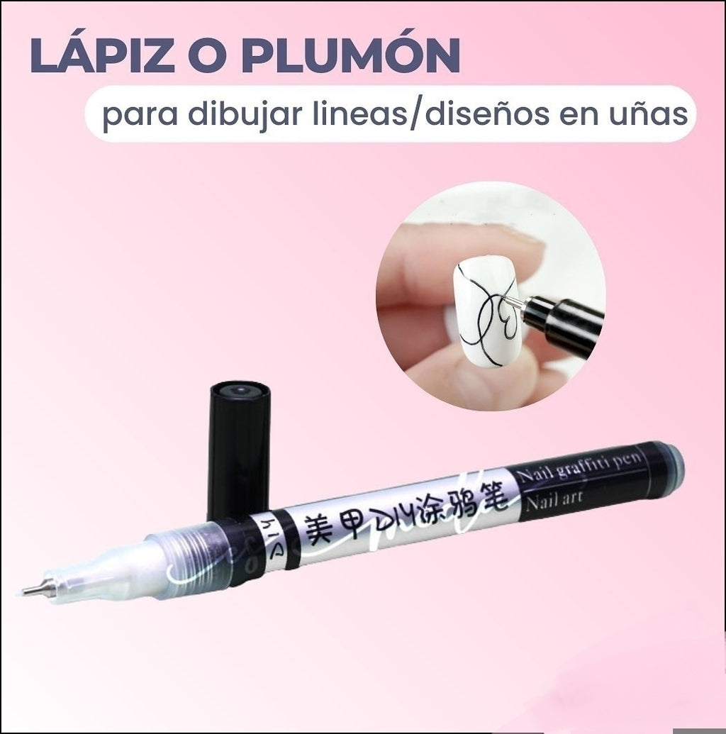 Lápiz liner para diseños de uñas