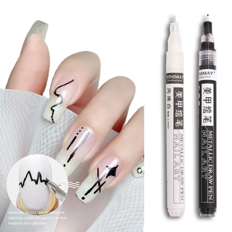 Lápiz Gel UV LED liner para diseños de uñas