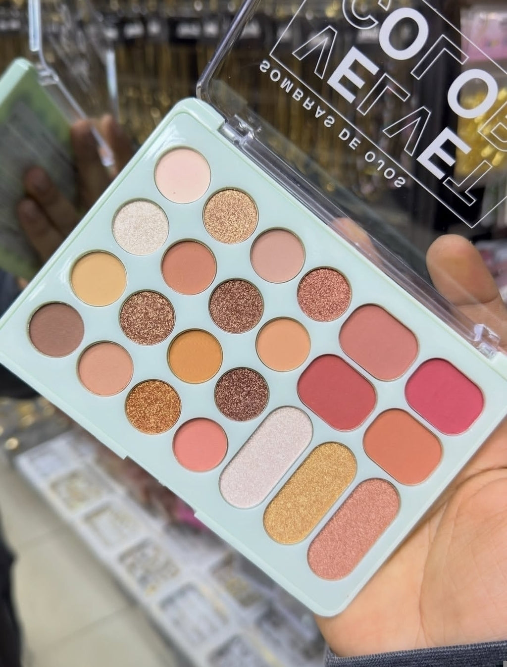 Paleta de sombras VELVET COLOR - Modelo 1