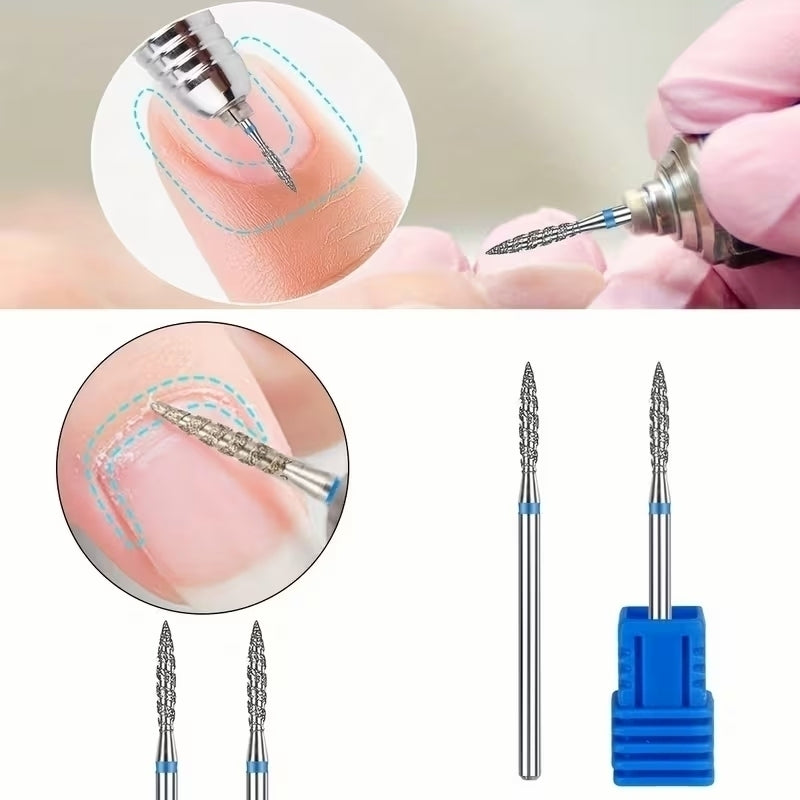 Fresa diamantada torneada unicornio azul