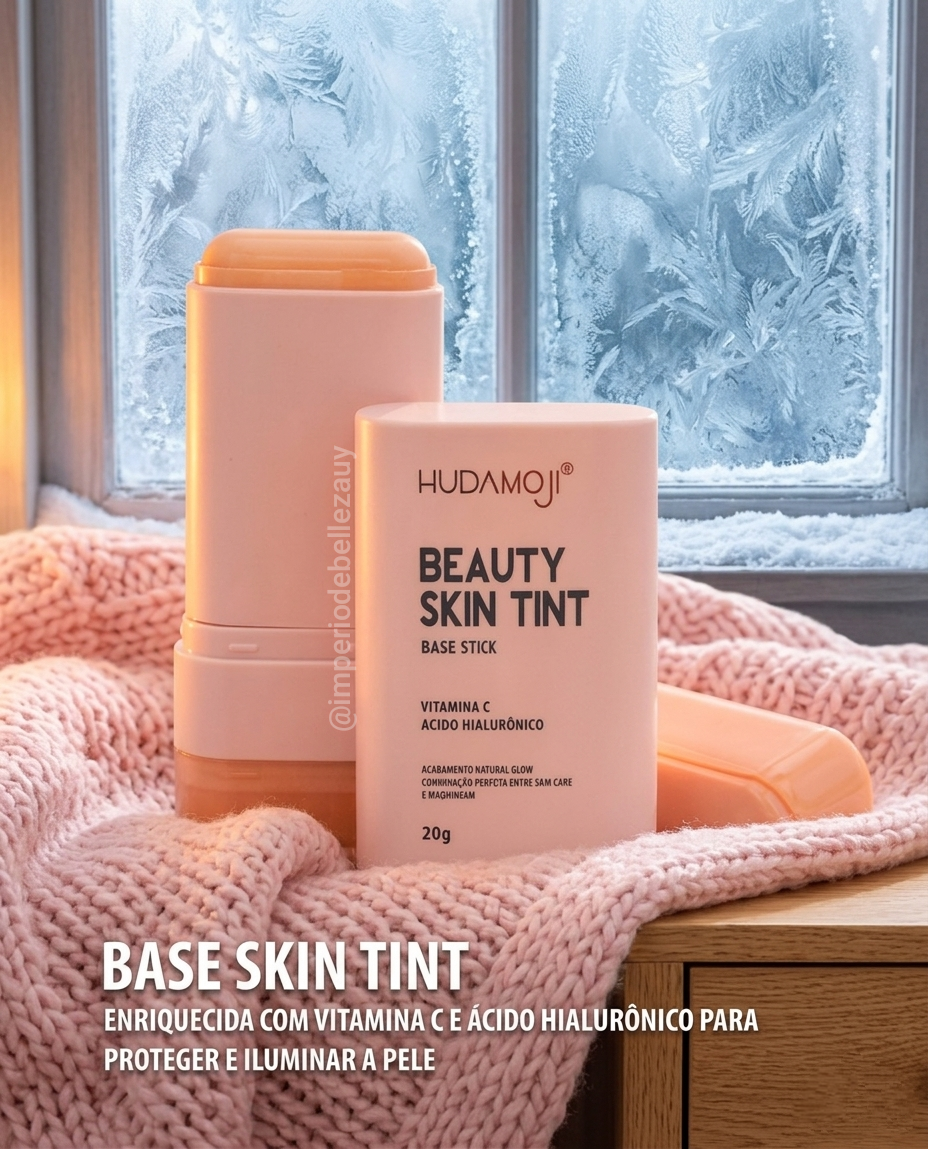 Base de maquillaje 2 en 1 con brocha - Beauty Skin Tint Hudamoji