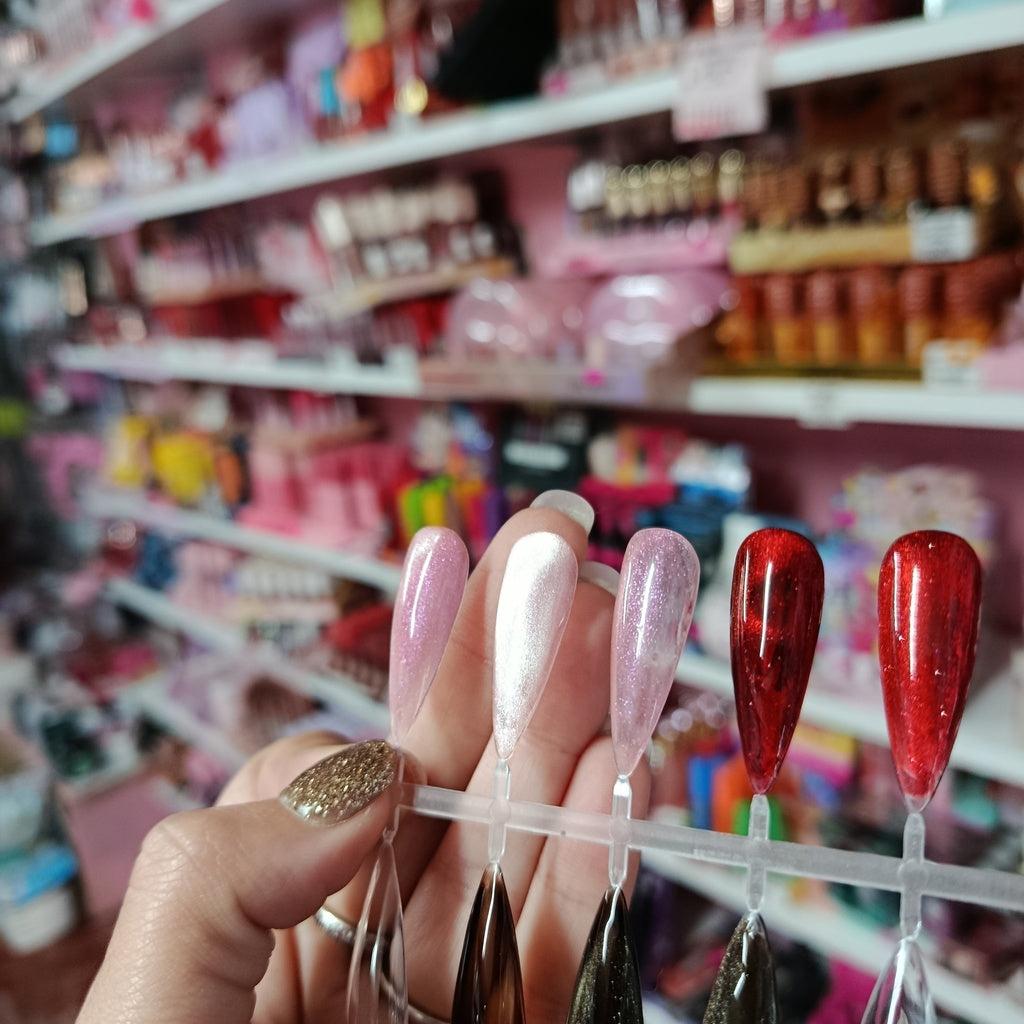 Esmaltes Ojo de gato y vitral jelly