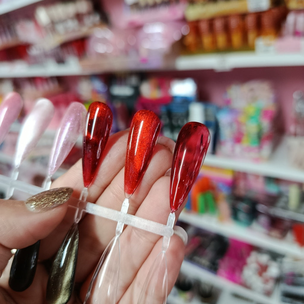 Esmaltes Ojo de gato y vitral jelly
