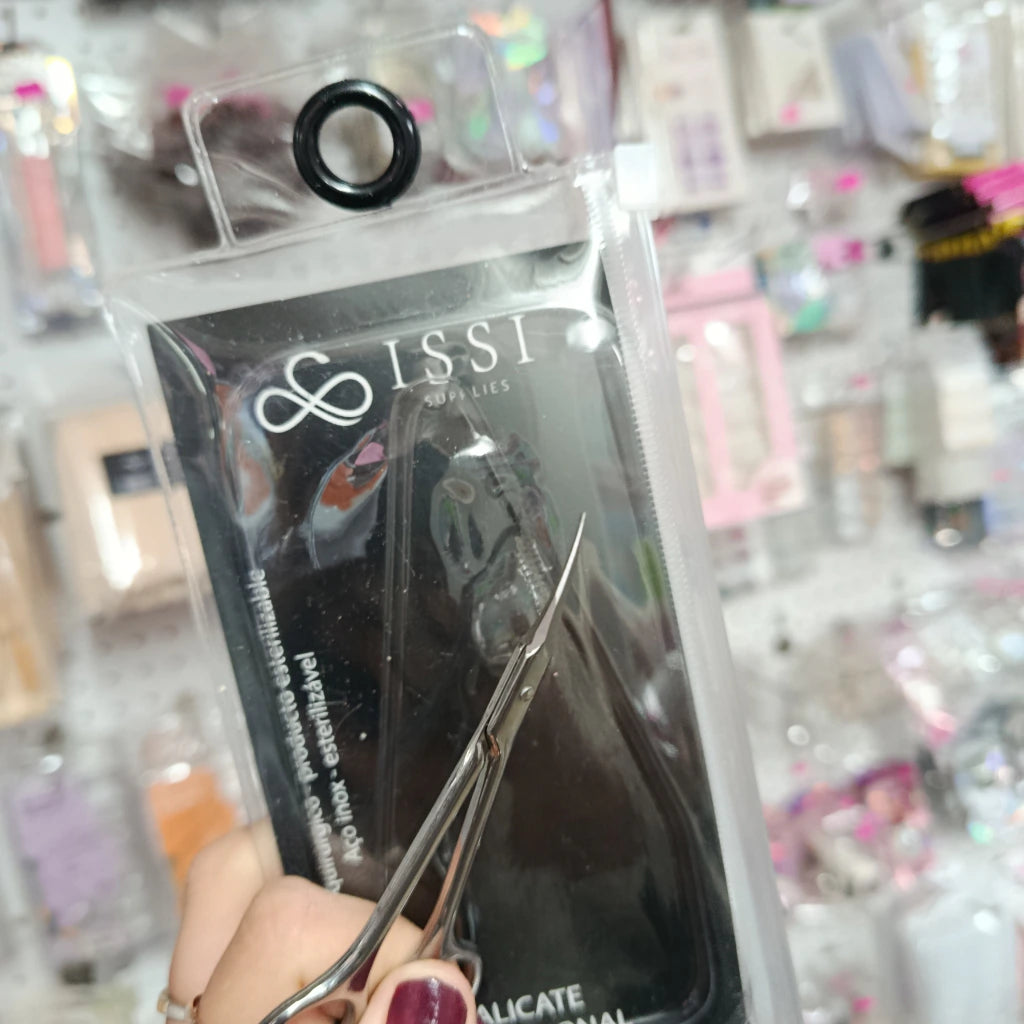 Tijera Profesional punta extra fina curva - Issi
