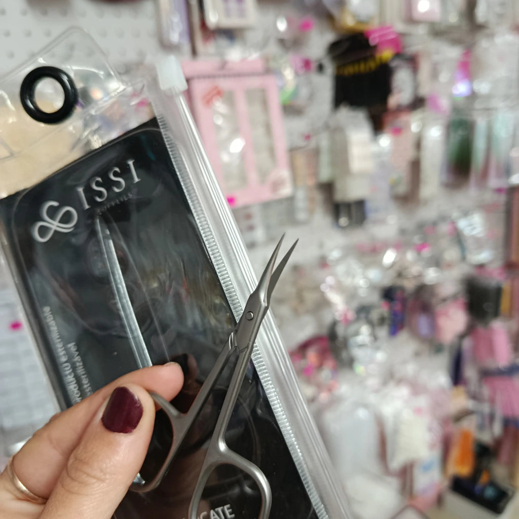 Tijera Profesional punta extra fina curva - Issi
