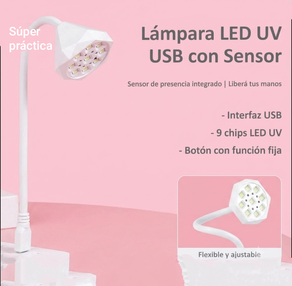 Lámpara soft gel USB