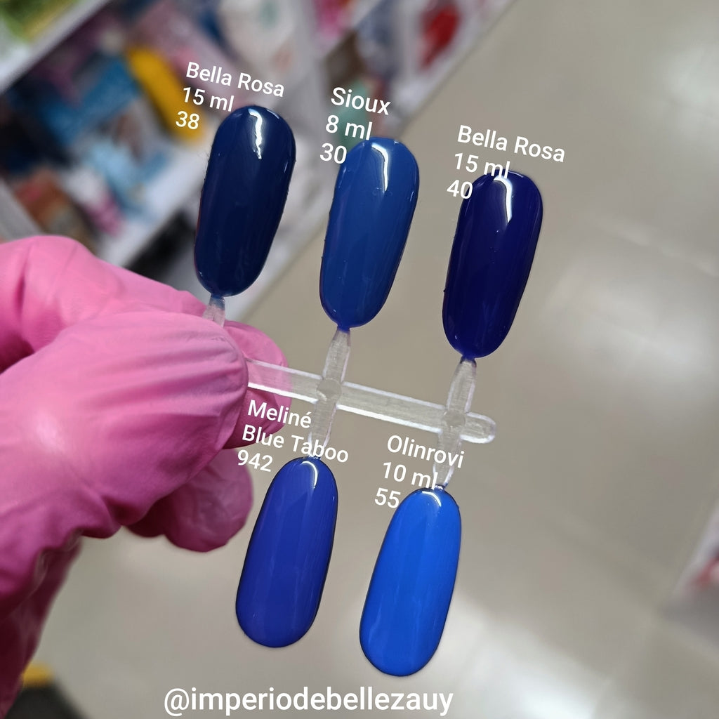Azules - Esmalte semipermanente UV LED Azul