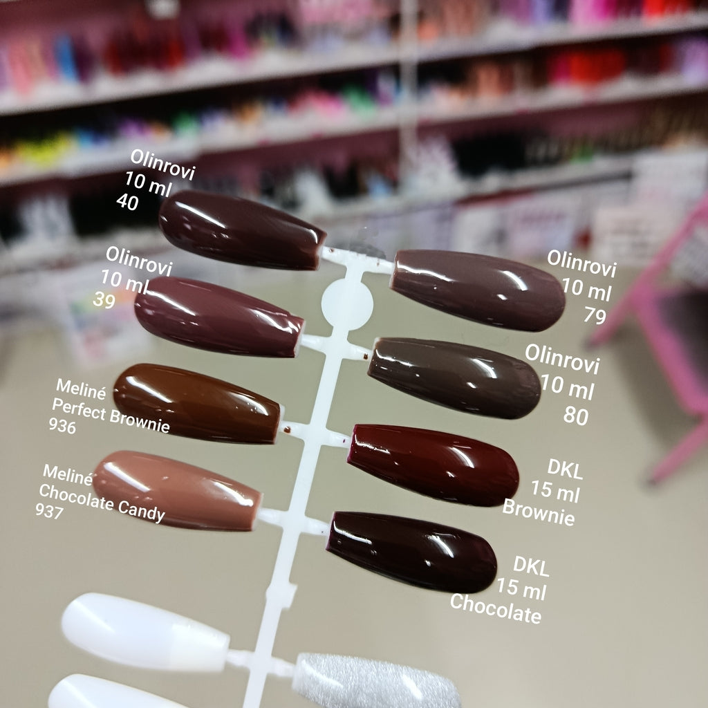 Marrones - Esmalte semipermanente UV LED Marrón Chocolate