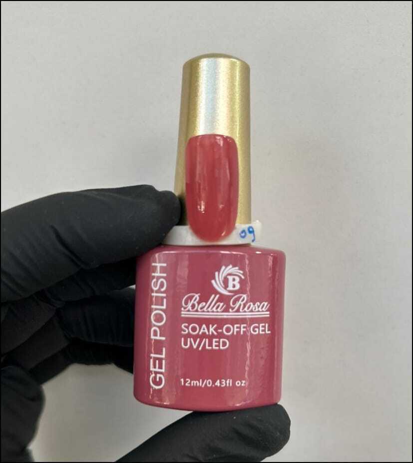 10 x $1200 Colección 12 ml 50 colores Esmaltes semipermanentes UV LED - Bella Rosa