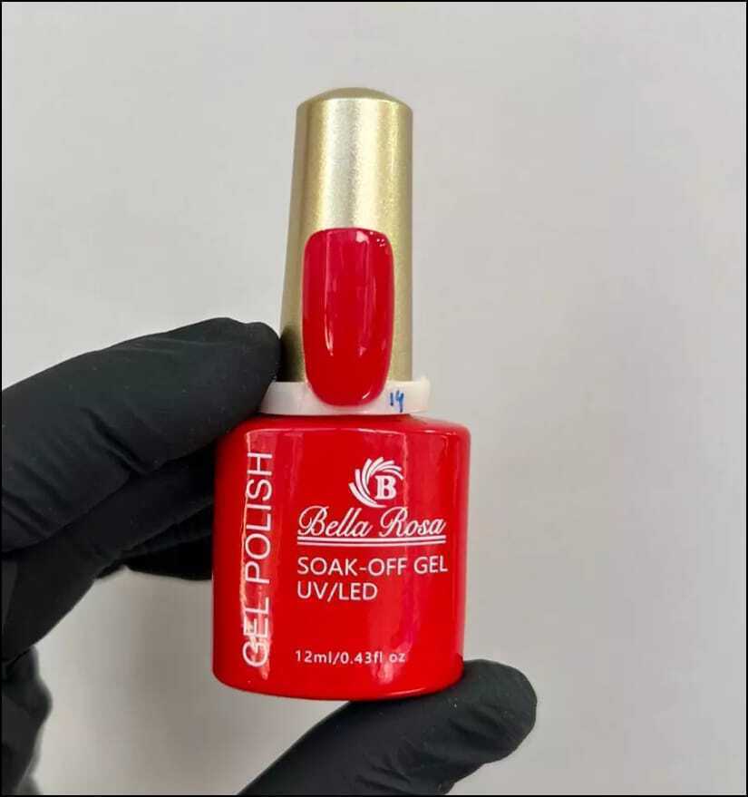 10 x $1200 Colección 12 ml 50 colores Esmaltes semipermanentes UV LED - Bella Rosa