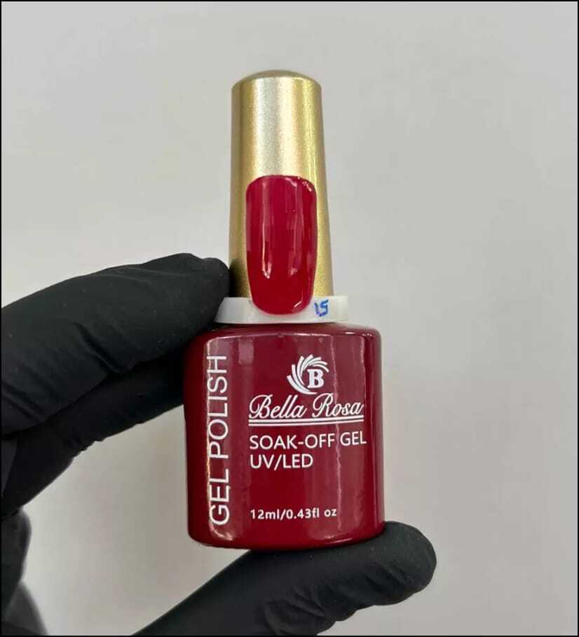 10 x $1200 Colección 12 ml 50 colores Esmaltes semipermanentes UV LED - Bella Rosa
