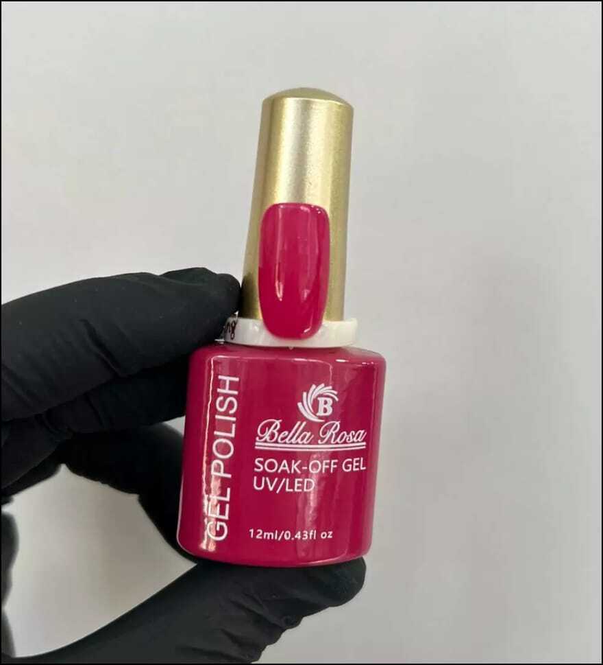 10 x $1200 Colección 12 ml 50 colores Esmaltes semipermanentes UV LED - Bella Rosa