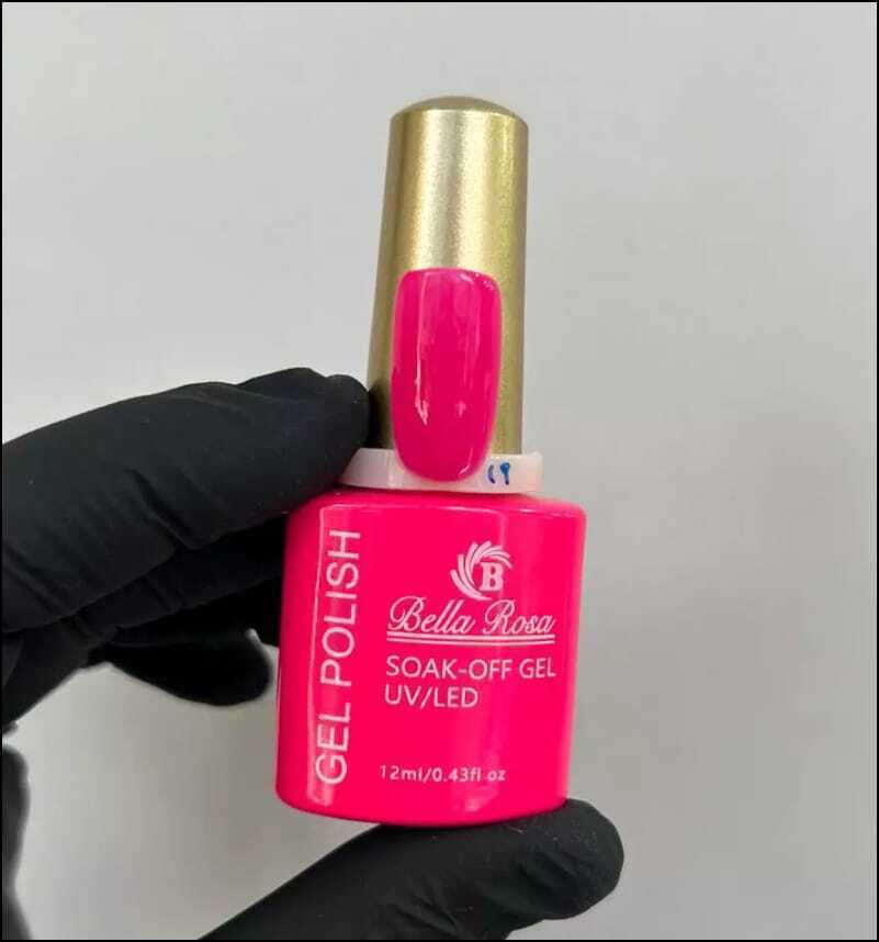 10 x $1200 Colección 12 ml 50 colores Esmaltes semipermanentes UV LED - Bella Rosa