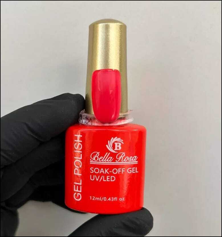 10 x $1200 Colección 12 ml 50 colores Esmaltes semipermanentes UV LED - Bella Rosa