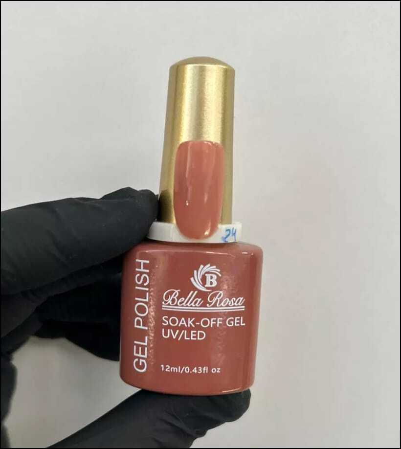 10 x $1200 Colección 12 ml 50 colores Esmaltes semipermanentes UV LED - Bella Rosa