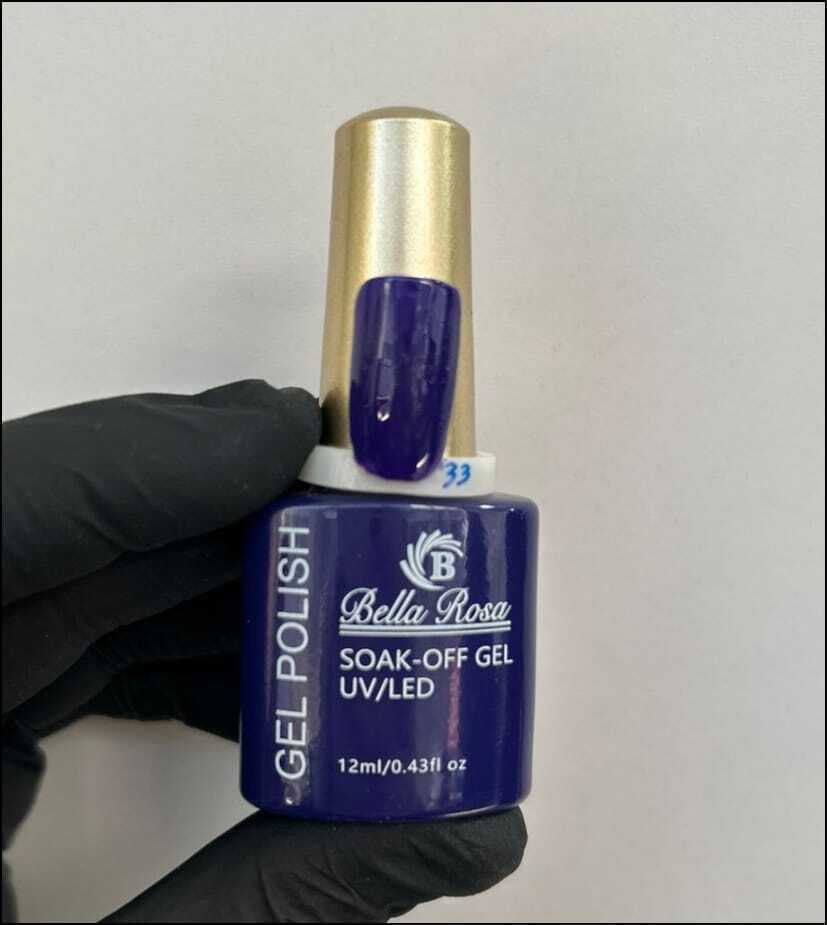 10 x $1200 Colección 12 ml 50 colores Esmaltes semipermanentes UV LED - Bella Rosa