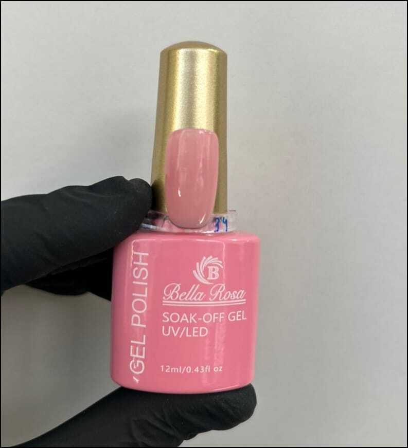 10 x $1200 Colección 12 ml 50 colores Esmaltes semipermanentes UV LED - Bella Rosa