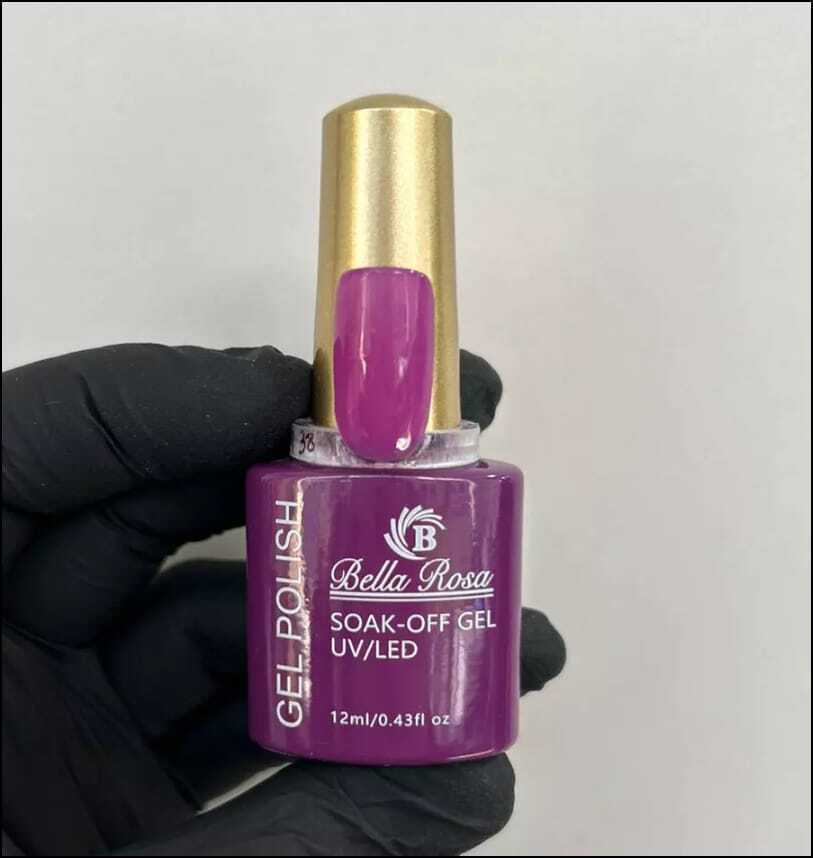 10 x $1200 Colección 12 ml 50 colores Esmaltes semipermanentes UV LED - Bella Rosa