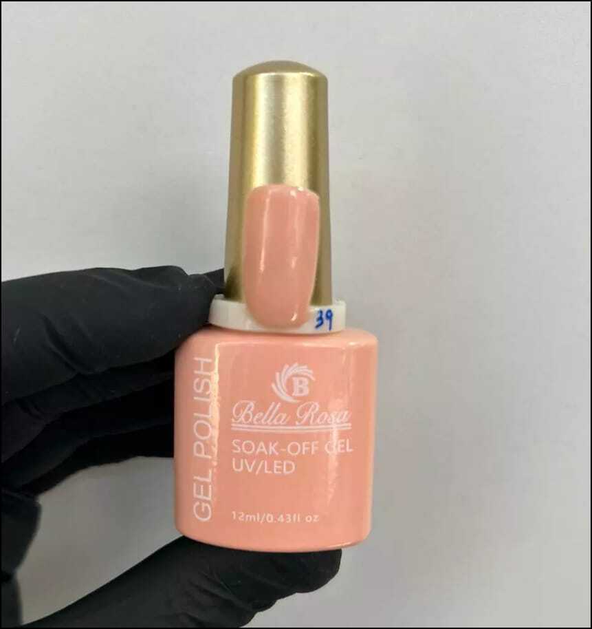 10 x $1200 Colección 12 ml 50 colores Esmaltes semipermanentes UV LED - Bella Rosa