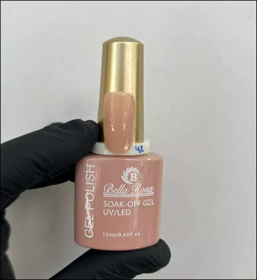 10 x $1200 Colección 12 ml 50 colores Esmaltes semipermanentes UV LED - Bella Rosa