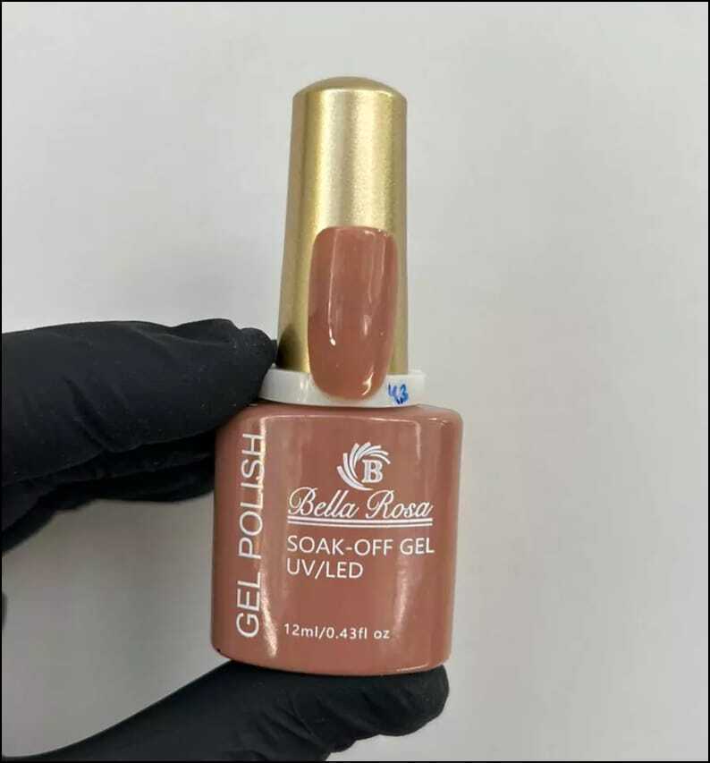 10 x $1200 Colección 12 ml 50 colores Esmaltes semipermanentes UV LED - Bella Rosa