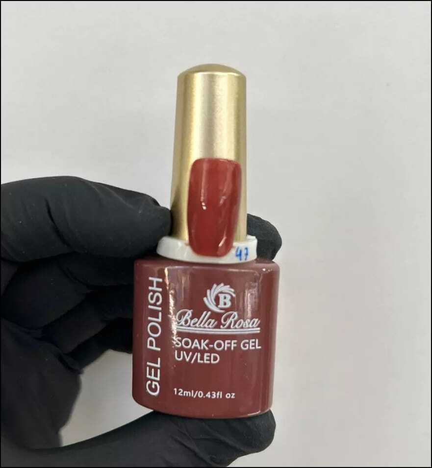 10 x $1200 Colección 12 ml 50 colores Esmaltes semipermanentes UV LED - Bella Rosa