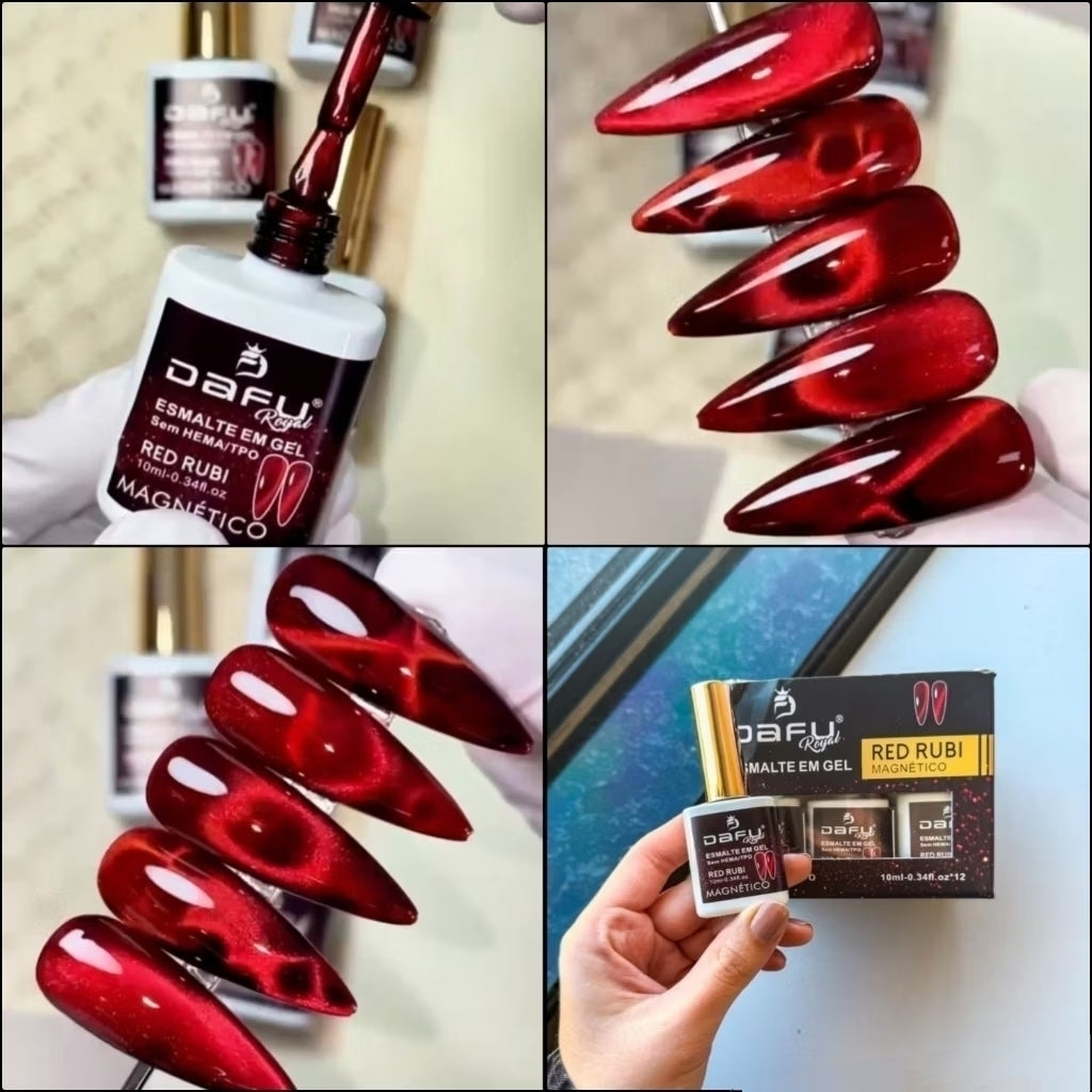 Esmaltes Magnetico Red Rubi - Dafu