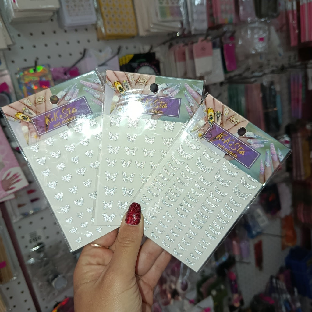 Stickers para uñas reflectivos - NUEVOS MODELOS