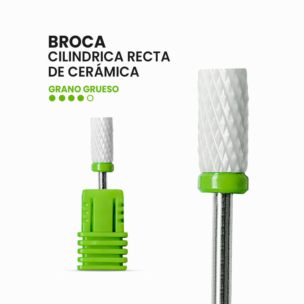 Fresa de cerámica cilíndrica recta grano grueso