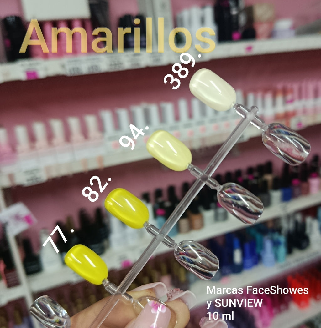Esmaltes Amarillos 10 ml
