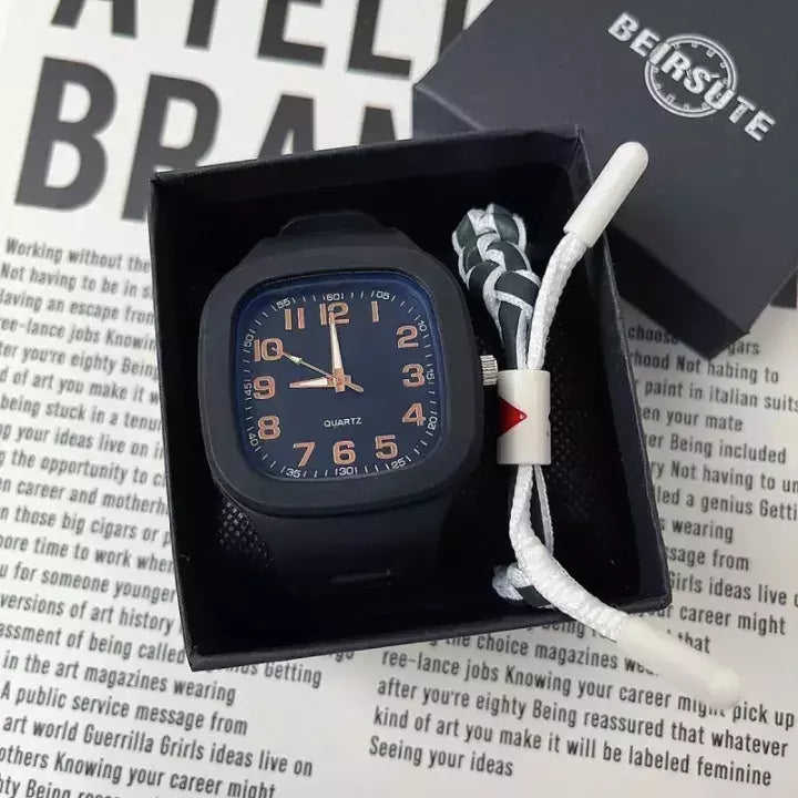 Reloj + pulsera + caja