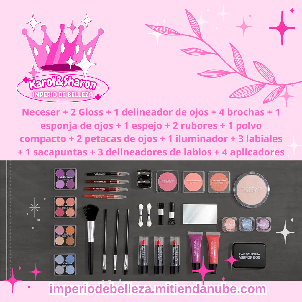 Kit de maquillaje con necesser