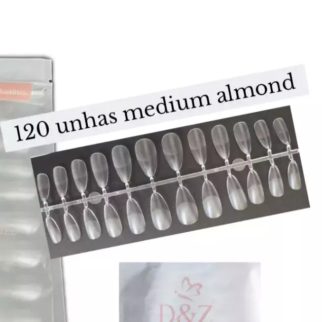 Tip Soft Gel Almendra D&Z 120 unid