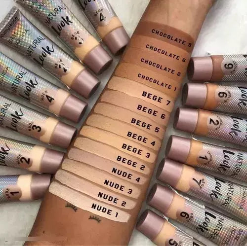 Base Natural Look Beige y Chocolate - RubyRose