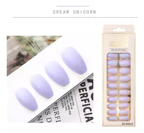 Uñas press on matte