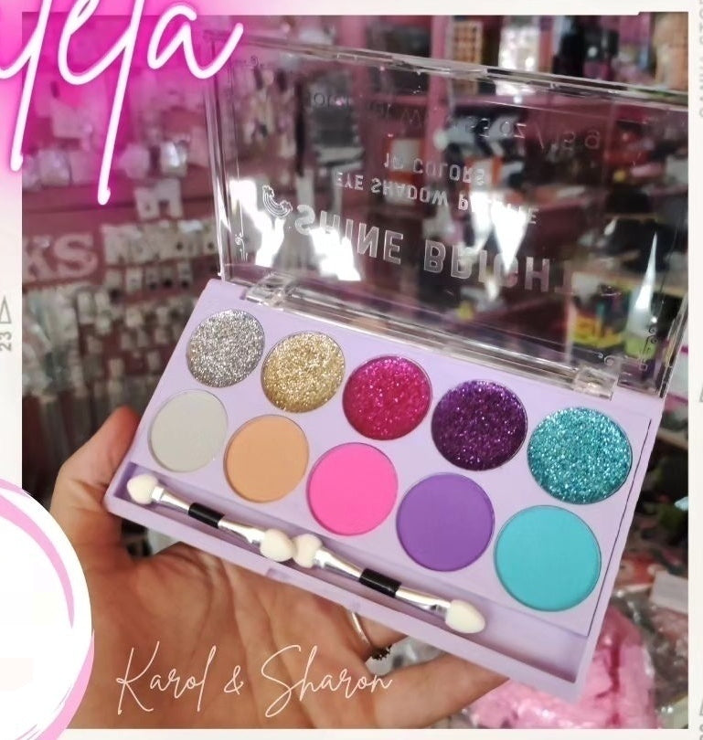 Paletas/petacas Matte + Glitter